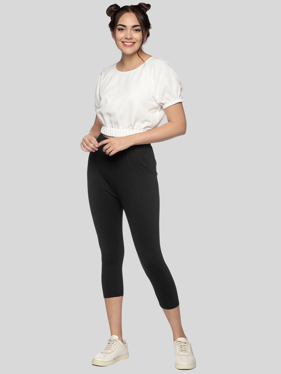 Buy Wear Jukebox Flow Fit Adapt Crop Top & Tights for Women White (Set of  2) Online